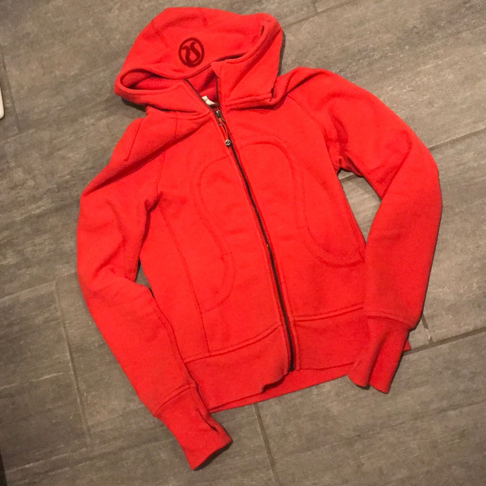 Lululemon Scuba Hoodie Size 4 Coral